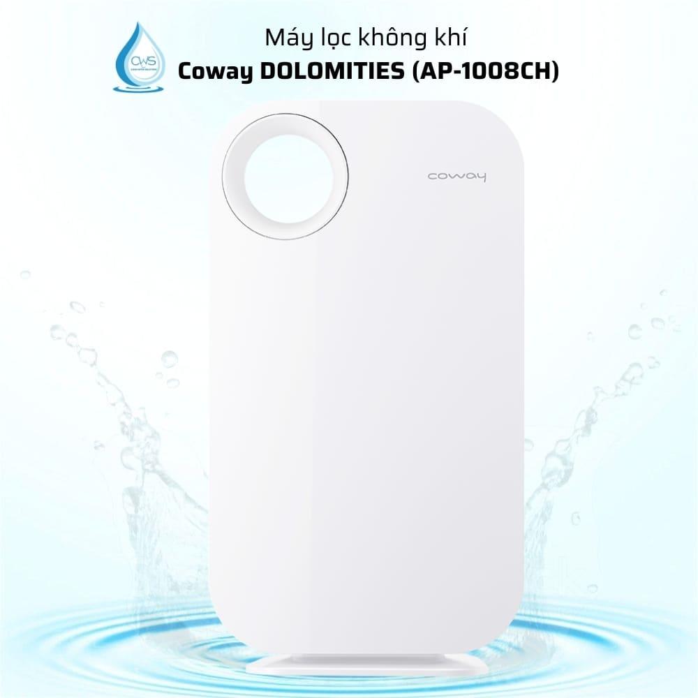 Một chiếc máy lọc không khí hoạt động êm ái trong phòng ngủ, biểu thị sự yên tĩnh và giấc ngủ ngon.
