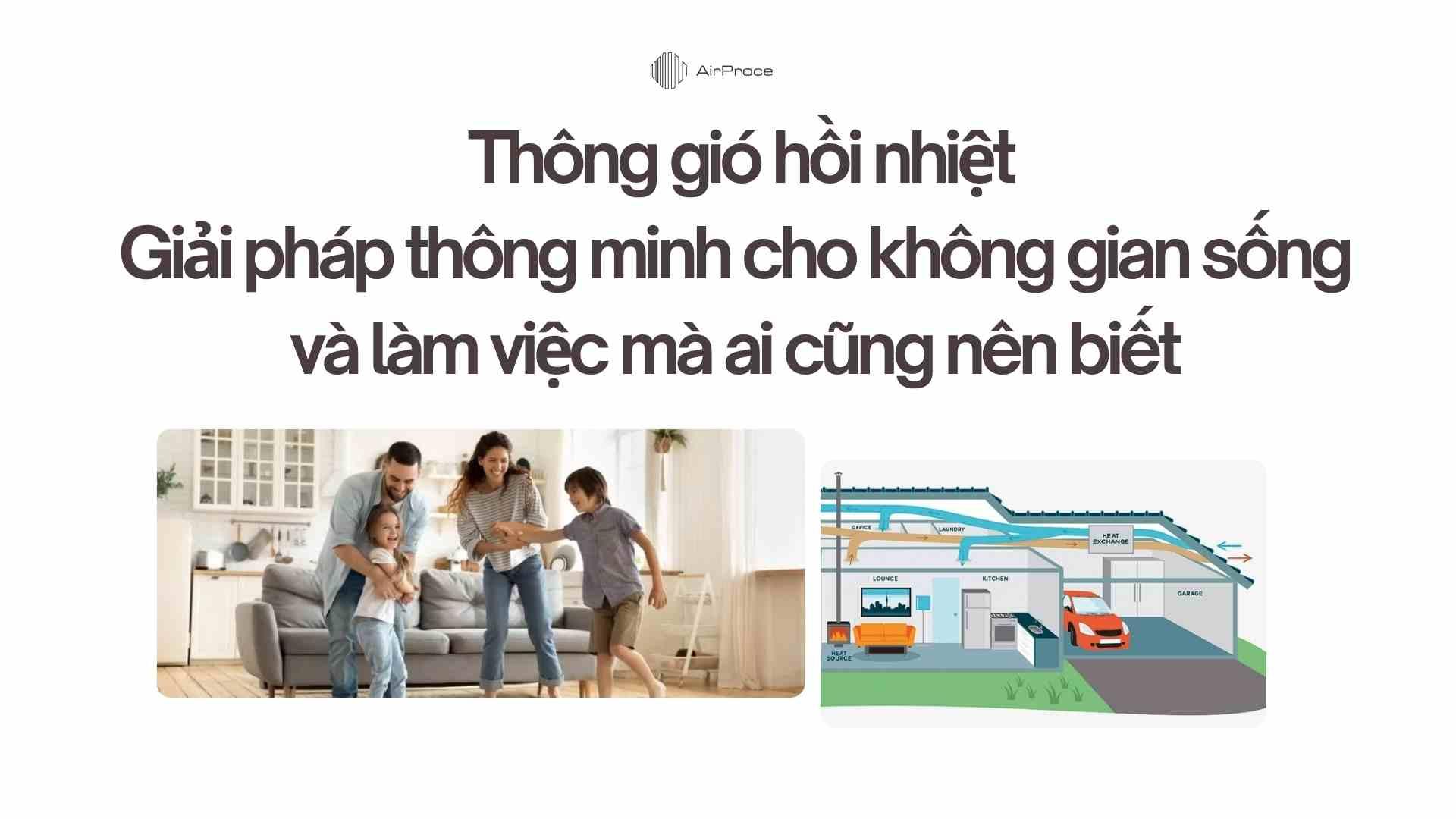Sơ đồ nguyên lý hoạt động của hệ thống trao đổi nhiệt cấp khí tươi, thể hiện luồng khí vào và ra qua bộ trao đổi nhiệt để tối ưu hiệu quả năng lượng.