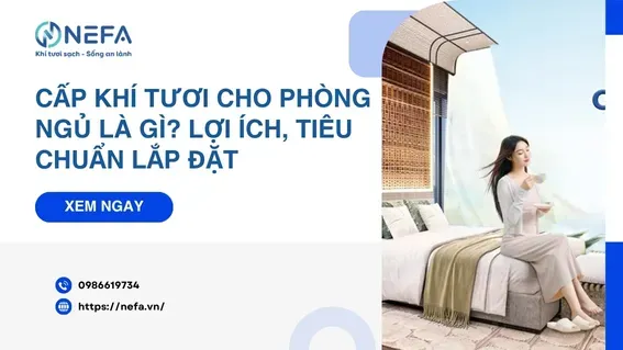 Người dùng đang tìm hiểu về các tiêu chí lựa chọn hệ thống cấp khí tươi âm trần cho phòng ngủ, như công suất, khả năng lọc, độ ồn.