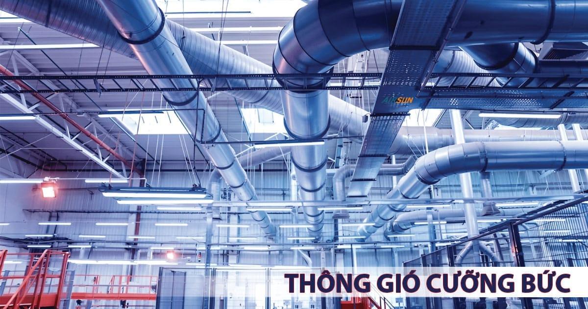 Minh họa công nghệ HRV/ERV trong hệ thống thông gió cưỡng bức