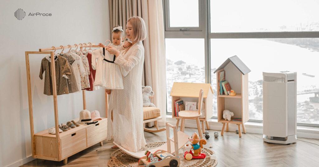 Hệ thống cấp khí tươi gia đình mang lại không khí trong lành, bảo vệ sức khỏe hô hấp.