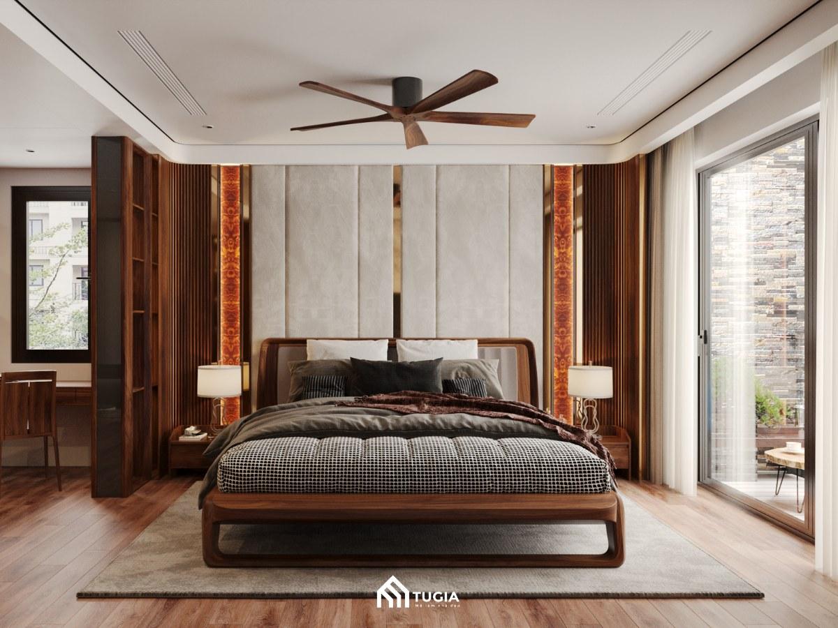 Một người phụ nữ đang đọc sách trong phòng ngủ 20m2 với máy lọc không khí hoạt động êm ái, ánh sáng dịu nhẹ, tạo không gian thư giãn.